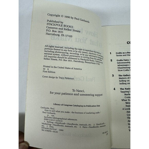 Book- How to Sell What You Make - Marketing Crafts IRS Exhibit Shows Kee… - Picture 7 of 8